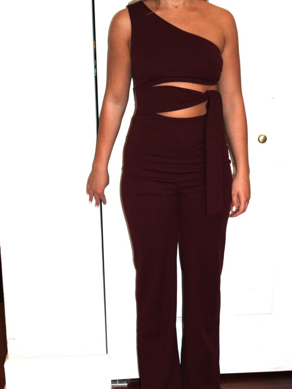 NWT Blue Blush Jumpsuit